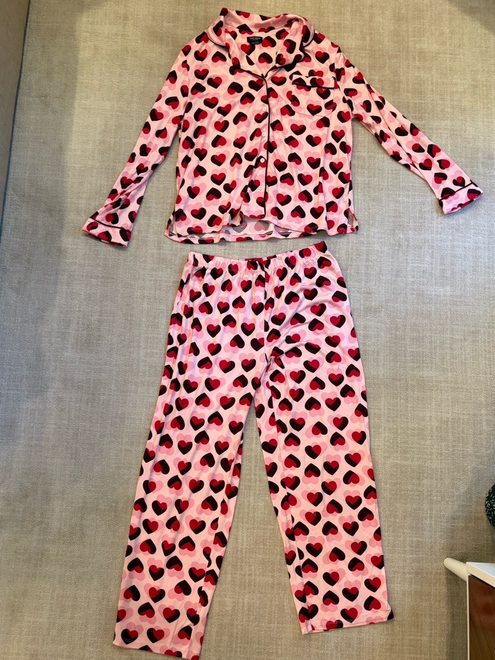 Kate Spade Hearts pajamas